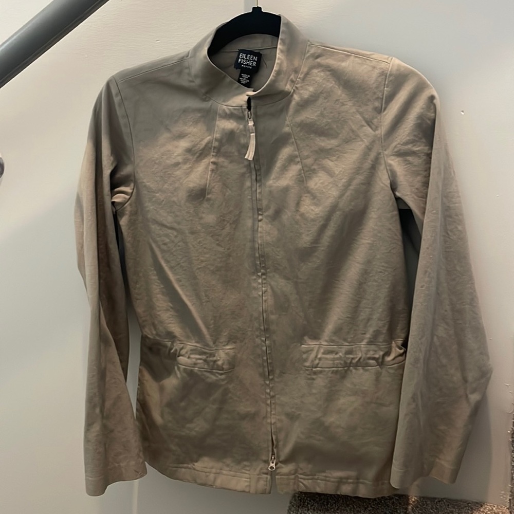 Eileen Fisher lightweight jacket.